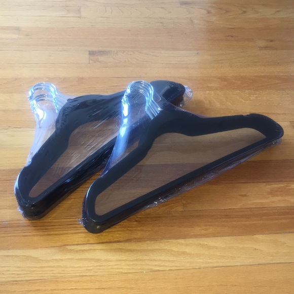 Other - 30 Black Velvet Non Slip Hangers Brand New in Bag